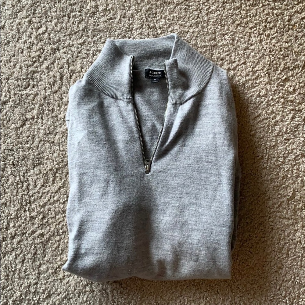 JCrew Quarter Zip sweater